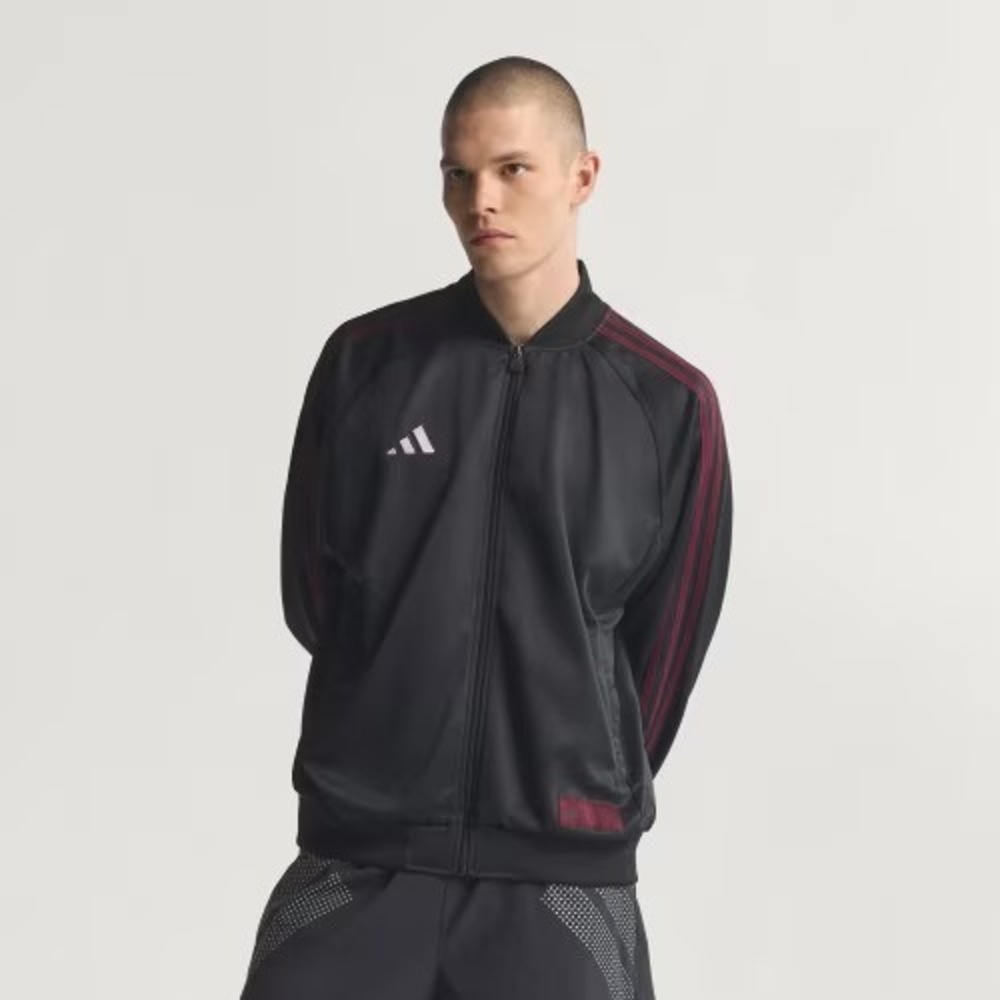 Mens Size 2XL Adidas Mercedes F1 Team Track Racing Jacket Full Zip Black KG4798